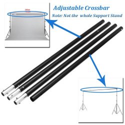2.8m 9.2ft Photography Background Backdrop Support Stand System Adjustable Crossbar