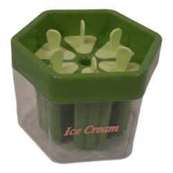 6 Grid Ice Cream Mold With Ice BUCKET-F24