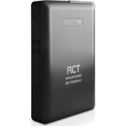 Rct Megapower S 80000MAH Ac Power Bank 2 X 230V Ac Outlet 2.4A USB Type A And 1 X 3A USB Type C With Pd Support