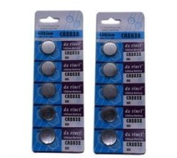 Da Vinci CR2032 Batteries 2032 3V Lithium Type Cell Watch Battery 2 Pack