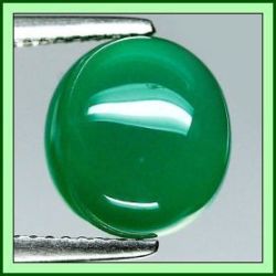 Agate Green Oval Cabochon 4.91CT