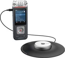 Dictation Device 8GB 88 Days Mem 360' Recording MP3 Meetings Smartphone App Philips 1 X 360' Boundary Layer Microphone