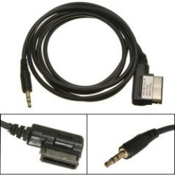 1.5M Music Interface Ami Mmi To 3.5MM Audio Aux MP3 Adapter Cable For Vw Audi A3