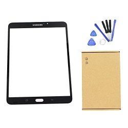 Uouo For Samsung Galaxy Tab S2 9.7 SM-T810 Front Outer Screen Glass Lens Parts Tools Black