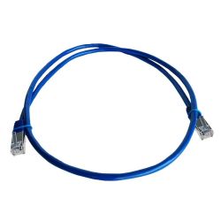 Linkbasic FLY-1S 1 Meter Ftp CAT5E Patch Cable Blue