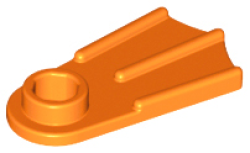 Parts Minifigure Footgear Flipper 2599A - Orange