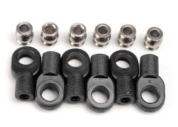 Traxxas 2742X Short Rod Ends With Hollow Balls Set Of 6