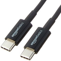 Amazonbasics USB Type-c To USB Type-c 2.0 Cable - 3 Feet 0.9 Meters - Black