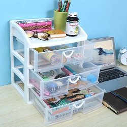 Deals On Magshion Large 3 Drawer Plastic Storage Drawer Rack