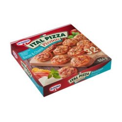 Ital Pizza Pizzinis Bacon & Cheese Pizza 554G