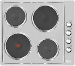 Defy DHD399 Slimline Built-in Solid Hob 4 Plate Stainless Steel