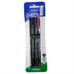 Precision Fineliner Pens Assorted Colour