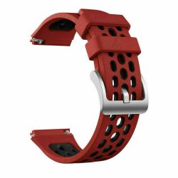 Sports Silicone Strap For Huawei GT 2E-RED BLACK