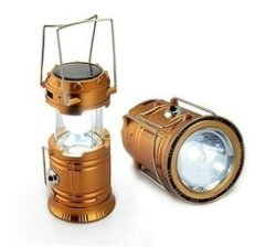 Camping Lantern LED Solar Rechargeable Camp Torch Light Flashlights Emergency Lamp