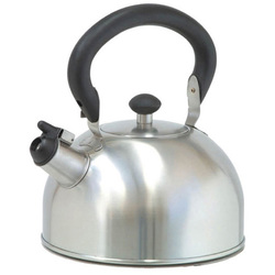 Ibili 2.5L Stainless Steel Whistling Kettle Folding Handle