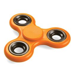 Tri Fidget Hand Spinner With Super Fast Ceramic Bearings - Orange