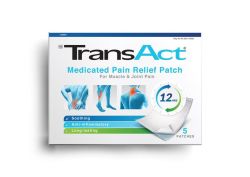Medicated Pain Relief Patches - 5 Pack