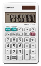 Sharp EL377WB EL-377WB Large Pocket Calculator 10-DIGIT Lcd
