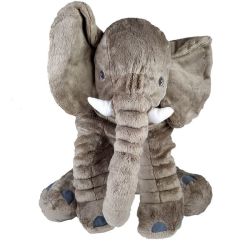 Elephant Plush Baby Pillow Toy - Grey