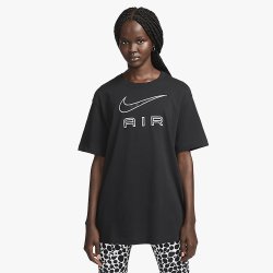 Nike Women's Nsw Black white T-Shirt