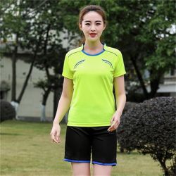 TEAM Volleyball Uniforms Short Sleeve Jersey Shorts Set Breathable Competition Training Suit For Wom