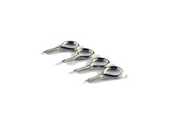 Curtain Eyes Steel Silver 144 In Box