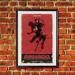 Bioshock 2 Big Sister Grindhouse Style Poster Original Art Print 11X17