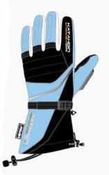 Katahdin Gear Frostfire Snowmobile Gloves Light Blue Adult Size M