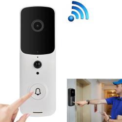 Intelligent Wifi 2.4G Doorbell Visual Remote Home Monitoring Doorbell Video Voice Intercom White