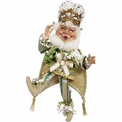 Mark Roberts 2020 Limited Edition Collection Mistletoe Magic Elf Figurine Small 11.5" - Deluxe Christmas Decor And Collectible