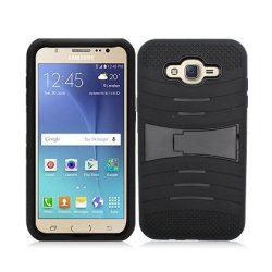 Galaxy J7 2016 J700 2015 Case Allmet Premium Durable Rugged Impact Case Cover For Samsung Galaxy J7 2016 J700 2015 3 In 1 Black