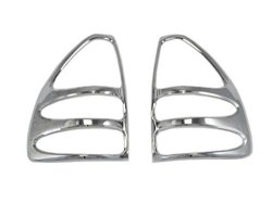 ABS Chrome Rear Tail Light Cover Trim Car Accessories For Toyota Prado J120 For Lexus GX470 2003-2009