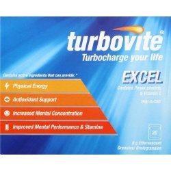 Turbovite Whiz-fizz Energy Booster Orange 20 Sachets