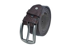 Leather Belts For Men 4MM Thick 1.5" Wide Handmade Buffalo Skin 30-36 38 40 42-48 Plus Sizes Black Brown Tan By Shah