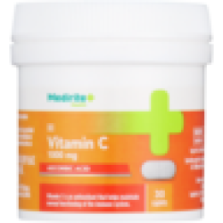 Vitamin C Ascorbic Acid Caplets 30 Pack