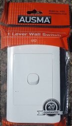 1 Lever Wall Switch 4 X 2 Iec sabs