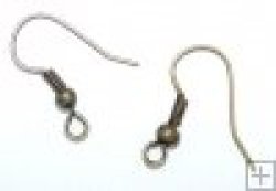 Earring Wire Bronze 10pcs