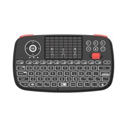 Zoweetek 71-KEY Touch-pad And Scroll Wheel Dual 2.4GHZ & Bluetooth MINI Keyboard