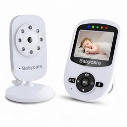 BM-SM24 2.4 Inch Lcd 2.4GHZ Wireless Surveillance Camera Baby Monitor With 8-IR LED Night Vision Two Way Voice Talk White