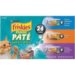 Friskies Classic Pate Variety Pack - 24 X 5.5 Oz