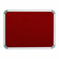 Info Board Aluminium Frame - 900 600MM - Burgandy