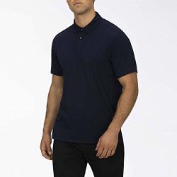 Hurley Men's Harvey Short Sleeve Polo With Nike Dri-fit Obsidian S