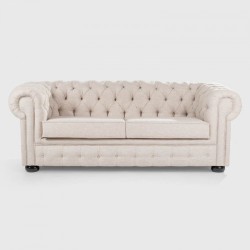Chesterfield 2-Seater Fabric Sofa