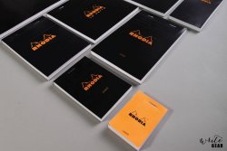 Rhodia Orange Head Stapled - Lined With Margin - A5