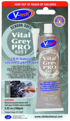 V-Tech Grey Professional Silicone Gasket Maker