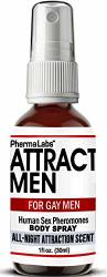 Phermalabs Attract Men For Gay Men Body Spray With Pheromones All Night Scent Human Pheromone - 25MG