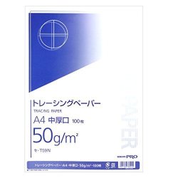 Kokuyo Tracing Paper In Thickness Opening 50G A4 100 Sheets Cell -T59N