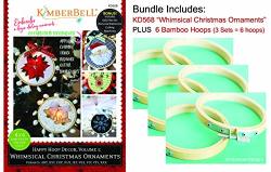 Kimberbell Machine Embroidery Cd: Happy Hoop Decor Volume 1: Whimsical Christmas Ornaments Plus 6 Bamboo Hoops