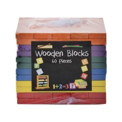 Edu Wooden Blocks - 60 Pieces