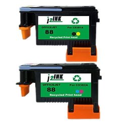 J2INK 2 Pack 88 Black&yellow Magenta&cyan Remanufactured Printhead For C9381A C9382A